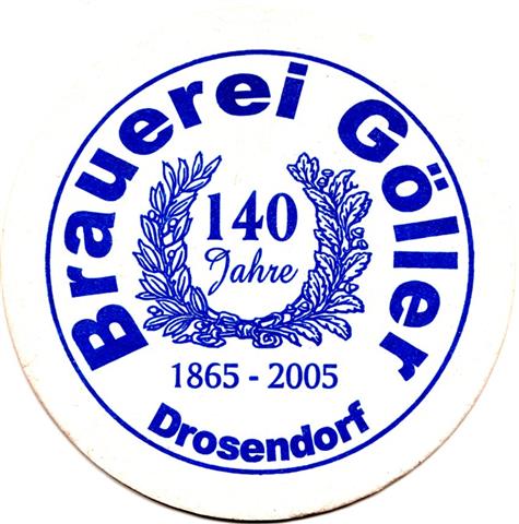 memmelsdorf ba-by gller 140 jahre 1a (rund215-2005-blau) 
